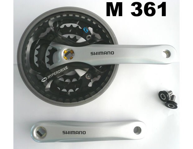 Shimano Shim crankst 42/32/22 Acera zi Zilver/Zwart