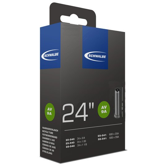 Schwalbe bnb AV9A 24 x 3/4 – 1 1/8 av 40mm BLACK