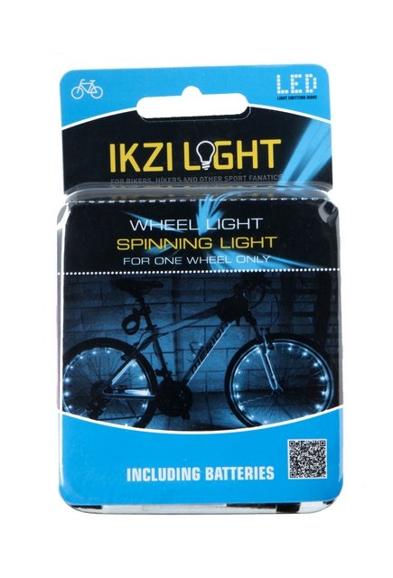 Ikzi Light wiellicht Spinning light 20 led batteri Wit