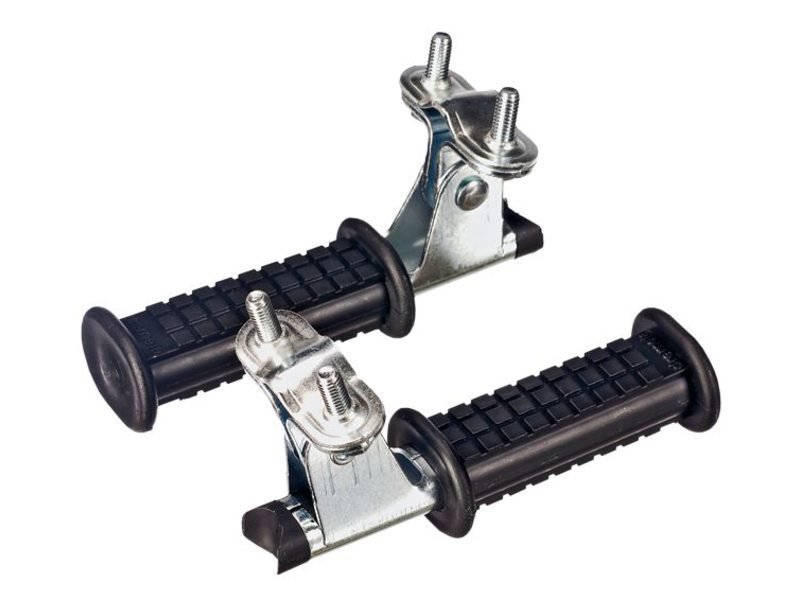 Bobike voetrusten 1110 fiets achtervork Zilver|Zwart
