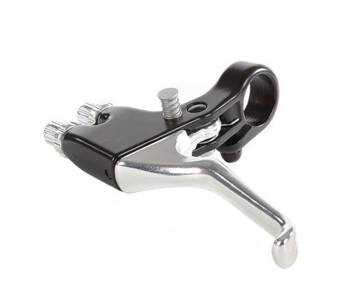 Unbranded Mirage remgreep dubbele kabel Links zwart/zilver Zilver|Zwart