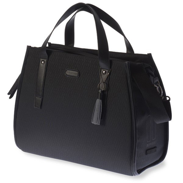 Basil fietstas enkel Business Noir m black 17L Midnight Black