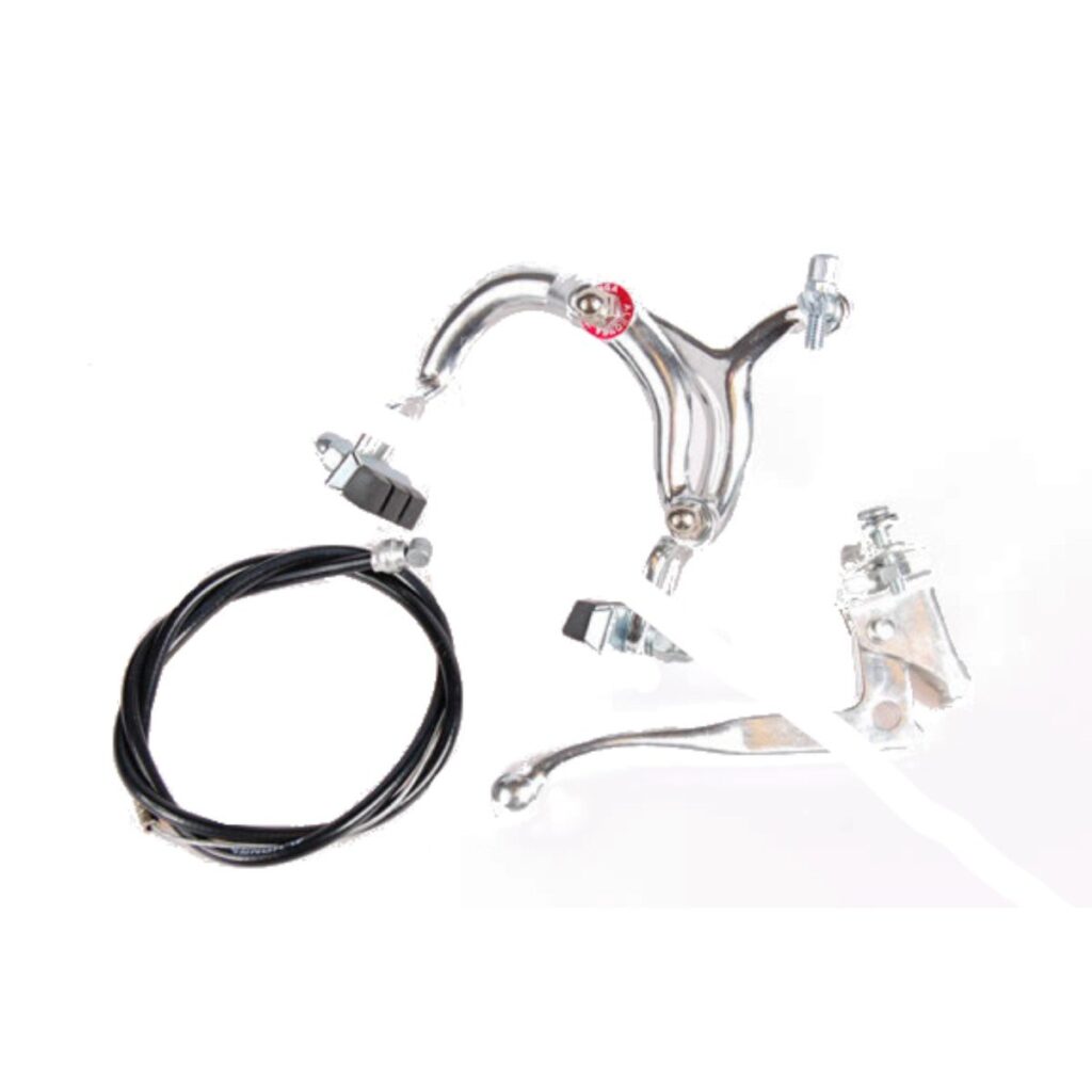 Unbranded Alhonga knijprem set achter kort alu Zilver