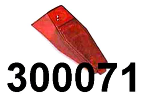 Spanninga achterlichtglas no 8 Rood