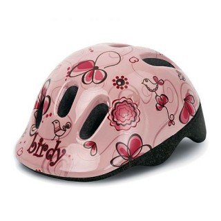 Polisport helm Birdy 44-48 cm creme/roze Roze
