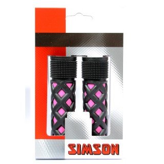 Simson handvatten kinder roze/zwart