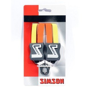 Simson snelbinder kort or/gl Oranje/Geel