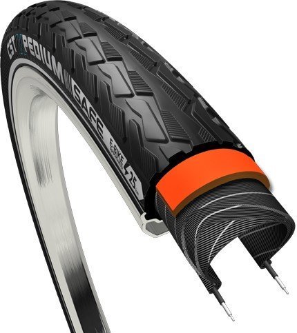 Cst btb Xpedium Safe 28 x 1 3/8 zw refl BLACK