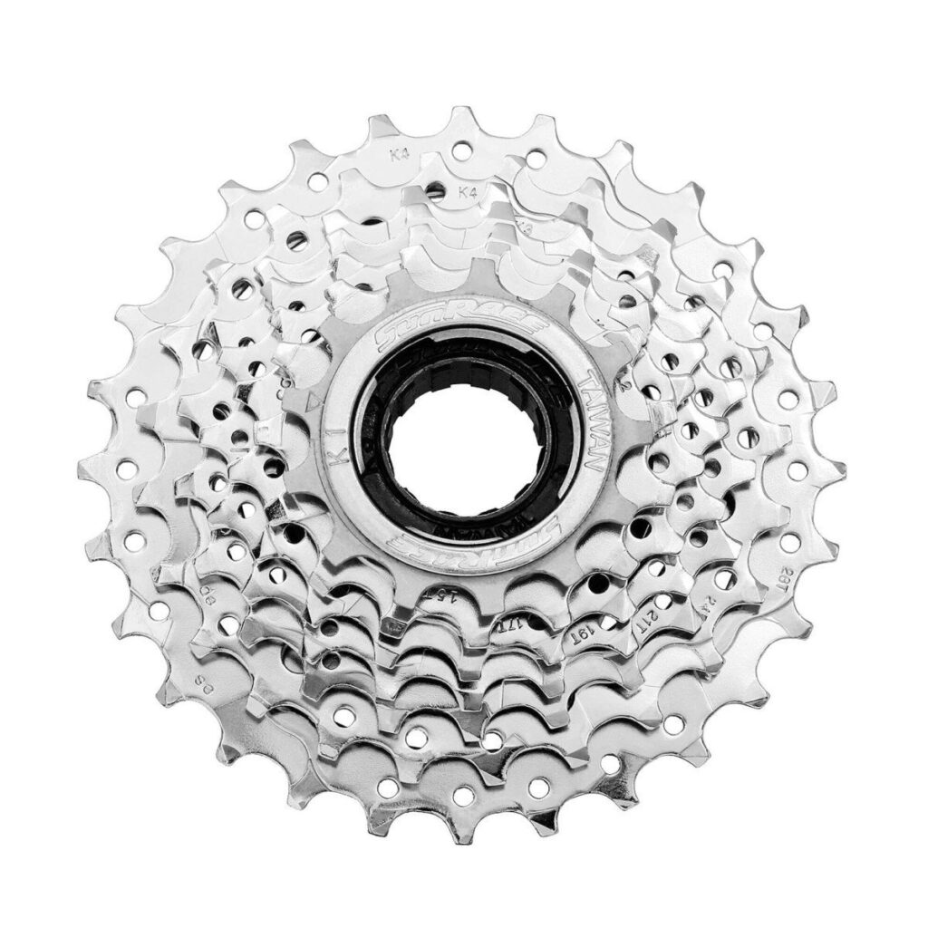 Sunrace freewheel 7v 13/28 Zilver