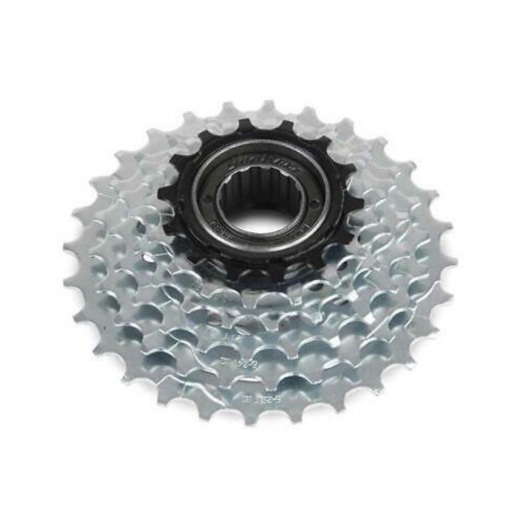 Sunrace freewheel 6v 14/28 Zilver