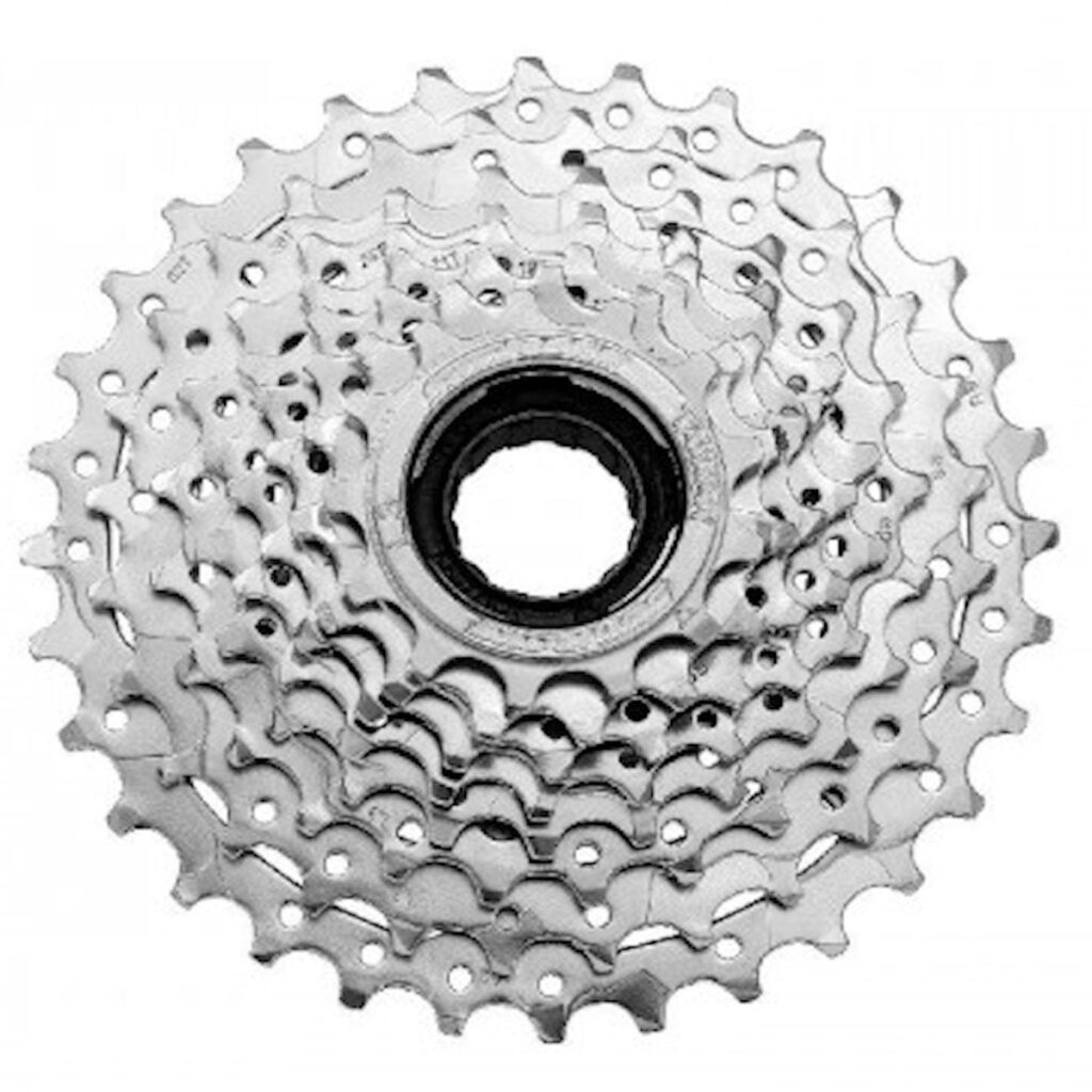Sunrace freewheel 8v 13/32 Zilver