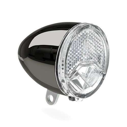 Axa koplamp 606 15 lux dynamo Auto Dark Chrome