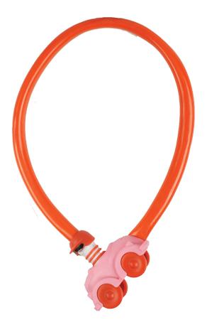 Abus kabelslot My first 1505/55 rz Roze / Rood