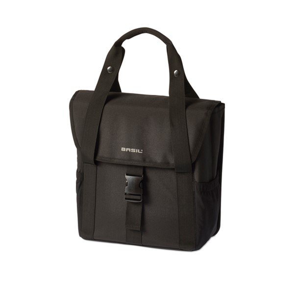 Basil fietstas enkel Go solid zwart 16L Solid Black