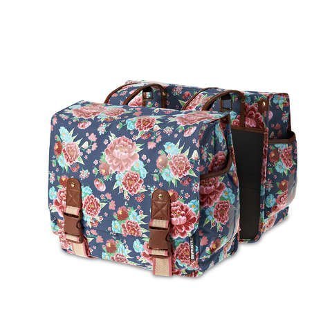 Basil dubb tas Bloom indigo bl