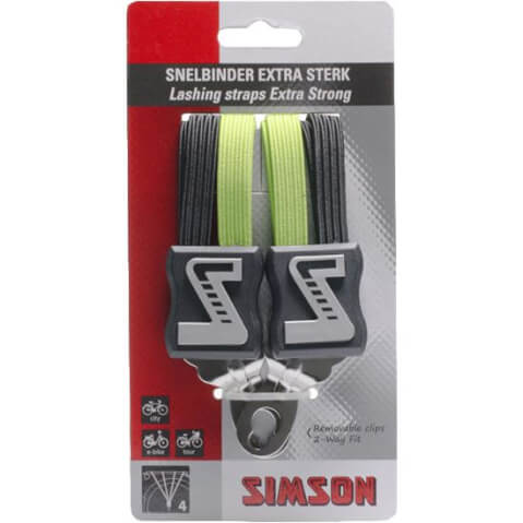 Simson snelbinder extra strong/groen Black