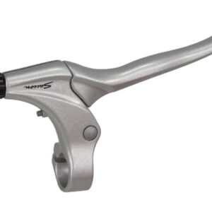 Saccon remgreep set L14 V-brake/rollerbrake satin Zilver