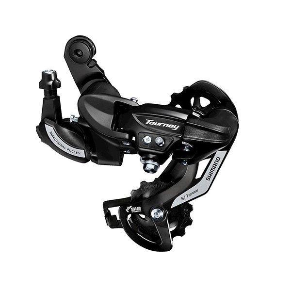 Shimano achter derailleur Tourney TY500 z/haak Zwart