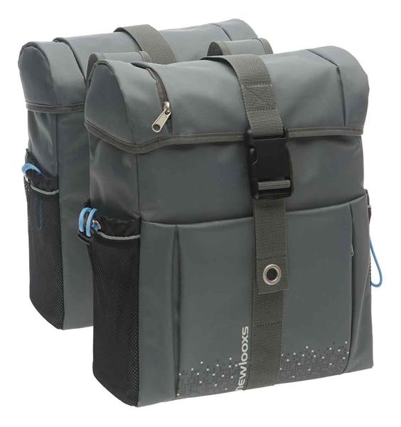 New Looxs dubbele tas Vigo silv grs Grijs