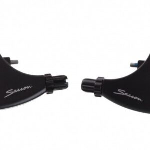 Saccon remgreep set L64 canti/rollerbrake zwart/al Zwart/Zilver