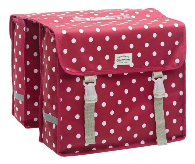 New Looxs dubbele tas 230 Fiori Polka rd Rood