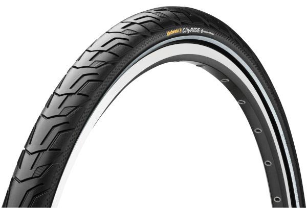 Continental Conti btb 28×1 3/8 CityRide II R zw Zwart
