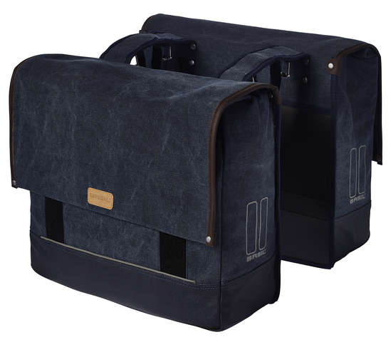 Basil dubb tas Urban Fold bl Blauw