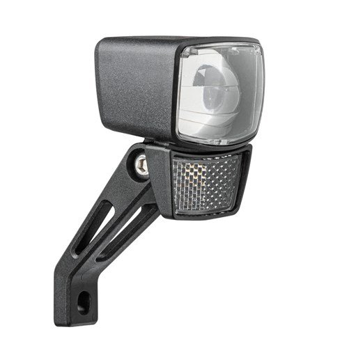 Axa koplamp NXT45 steady switch aan/uit dynamo 45 Zwart