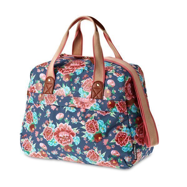 Basil schoudertas Bloom indigo bl Blauw