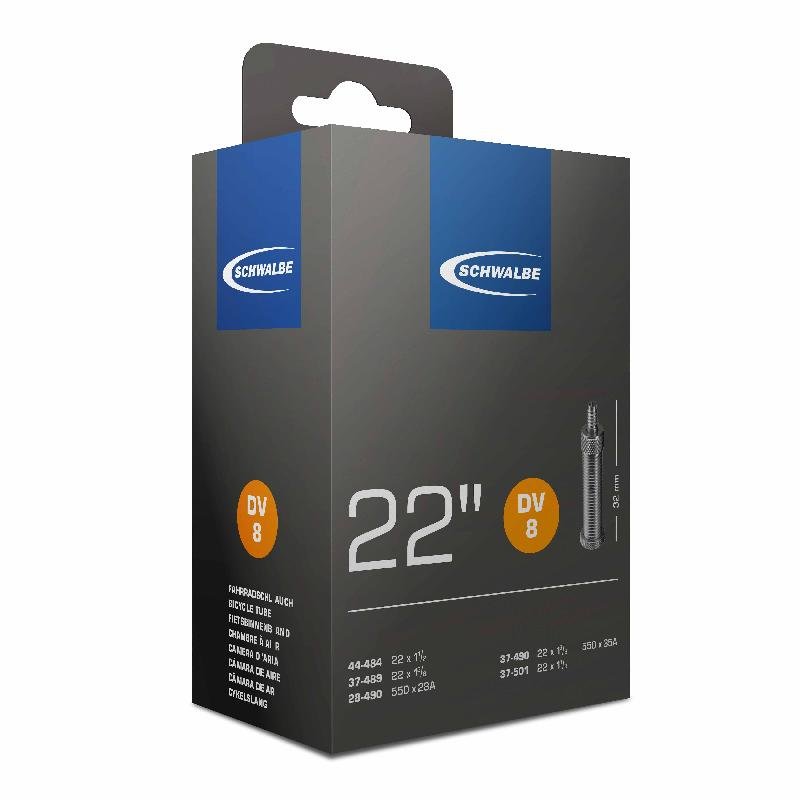 Schwalbe bnb DV8 22 x 1 3/8 – 1 1/2 hv 32mm Zwart