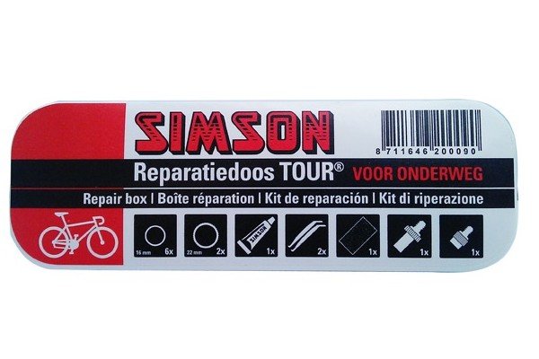 Simson reparatiedoos Tour Rood|Zwart