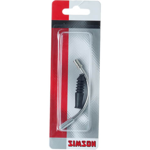 Simson V-brake kabelbocht 90 graden Zilver|Zwart