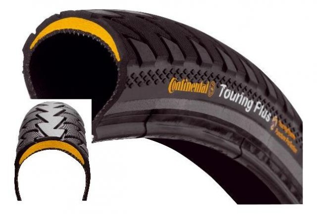 Continental Conti btb 28×1 3/8 Touring Plus zw Zwart