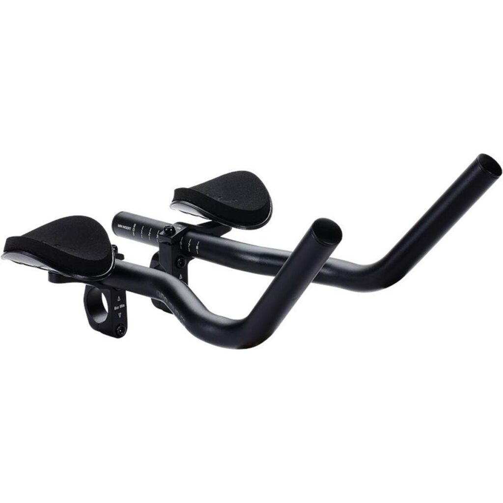 Tranz X tri-bar opzetstuur JD-808 alu verst zw Zwart