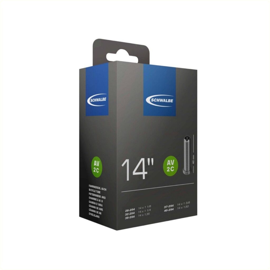 Schwalbe bnb AV2A 14 x 1.75 - 2.35 av 40mm BLACK - Afbeelding 3