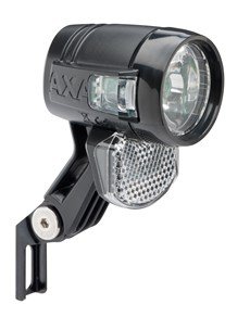 Axa koplamp Blueline switch aan/uit dynamo 30 lux Zwart