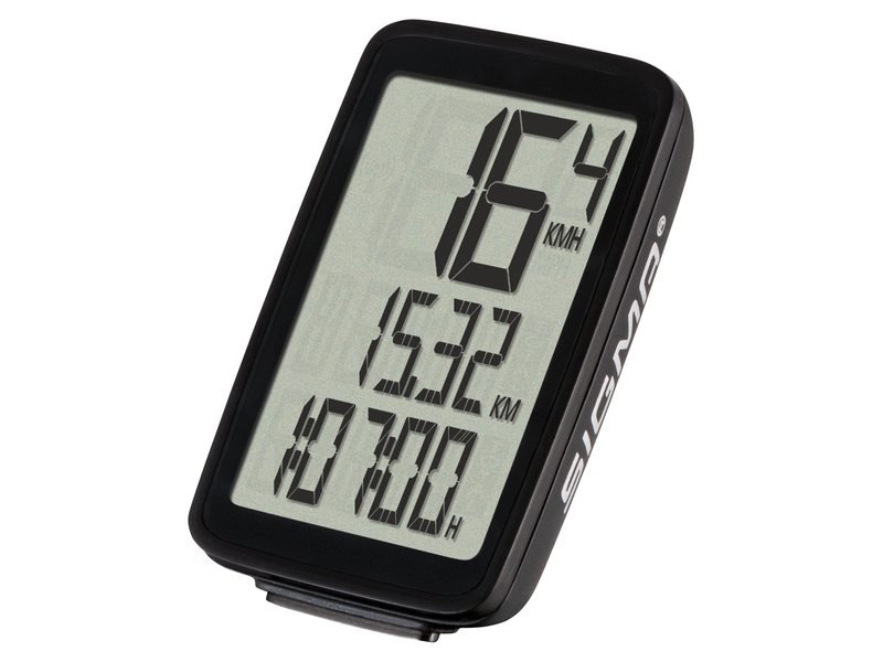 Sigma fietscomputer Pure 1 Zwart