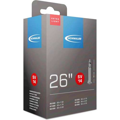 Schwalbe bnb SV14 Extra Light 26 x 1.50 – 2.35 fv BLACK