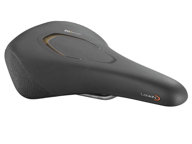 Selle Royal zadel 52A6 D Look In 3D Moderate Zwart