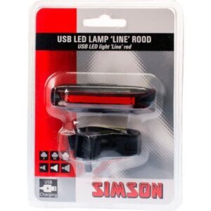 Simson achterlicht Line usb zadelpen