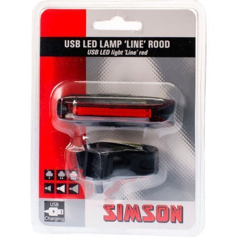 Simson achterlicht Line usb zadelpen