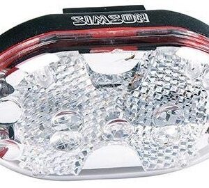 Simson koplamp 5 led batterij stuurbocht