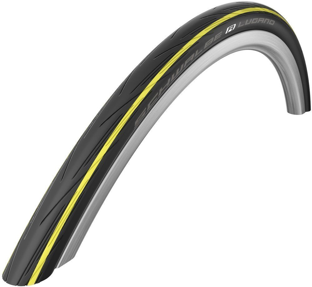 Schwalbe btb 700×25 Lugano kevl gl/zw Geel