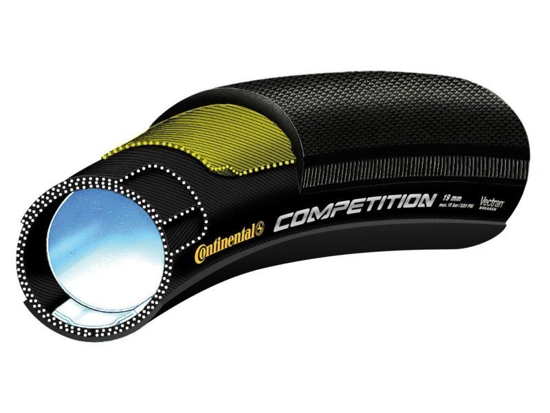 Continental btb Competition Tube 700 x 25 zw BLACK