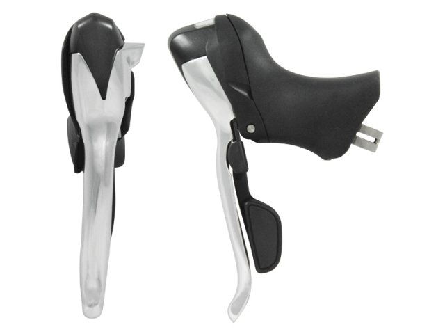 Sunrace versteller set STI race 2×8 Zilver