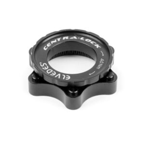 Elvedes remschijf adapter centerlock CNC + ring zw