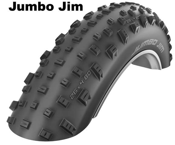 Schwalbe btb 26×4.00 Jumbo Jim Sn V Zwart