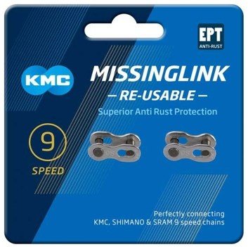 Kmc missinglink X9 silver op kaart (2) Zilver