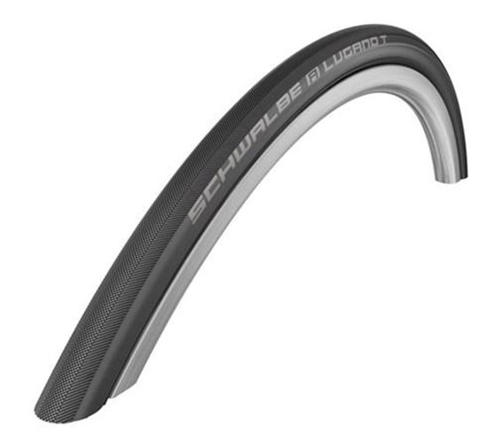 Schwalbe btb Lugano Tube 700 x 25 zw Zwart