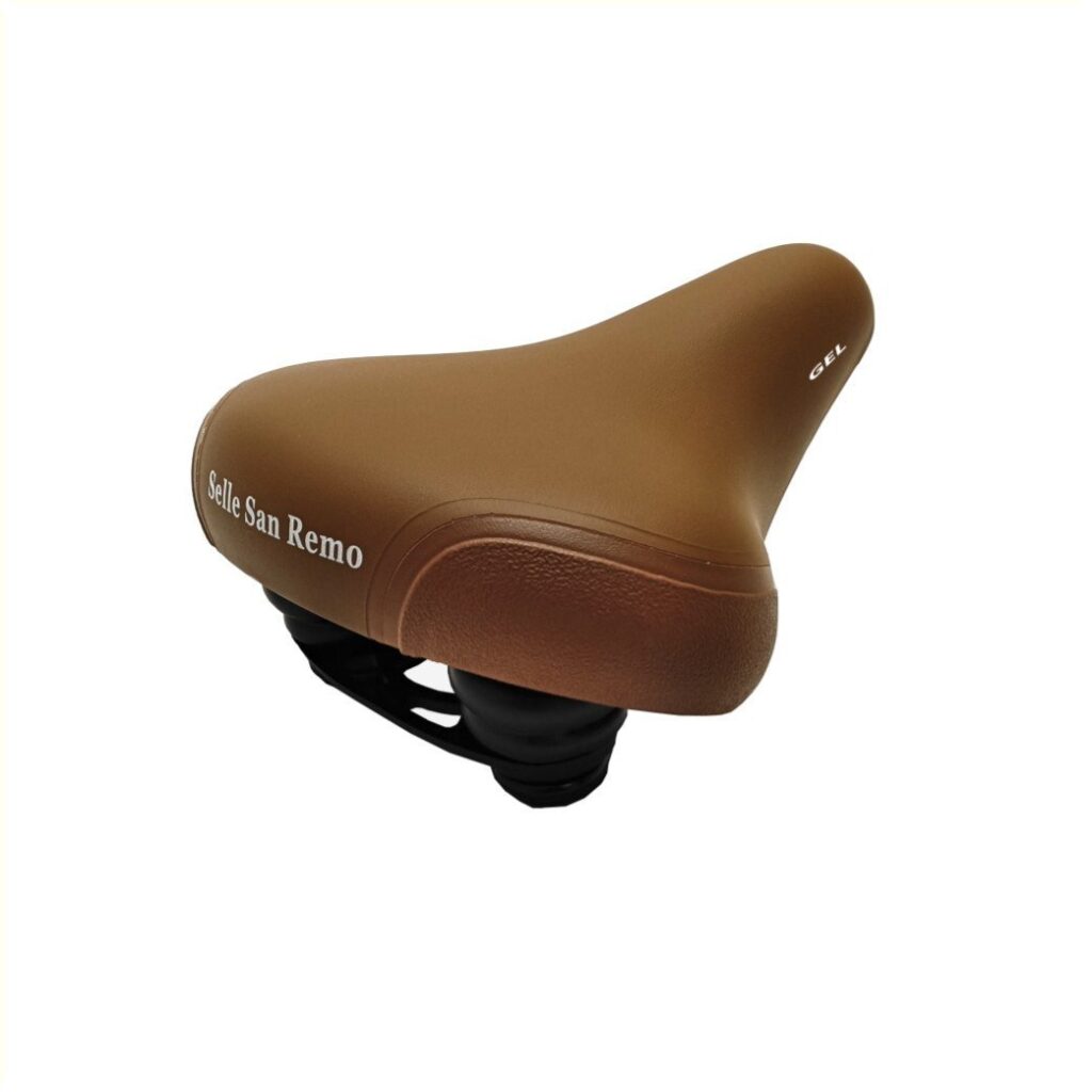 San Remo FE2402A Zadel Citybike “Elastomer” bruin